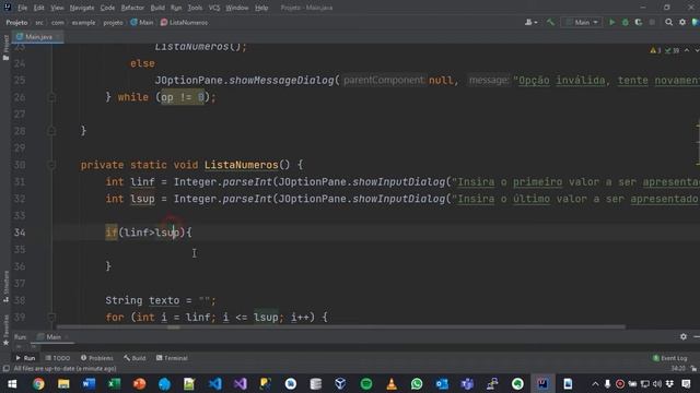 Curso Java #17 - Exercício Lista Números