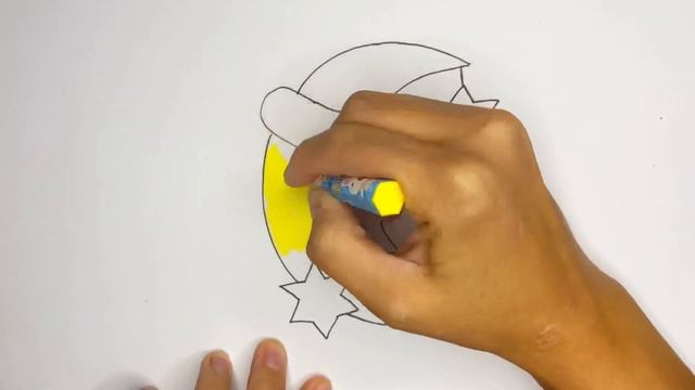 Как нарисовать ЛУНУHow to draw a MOON
