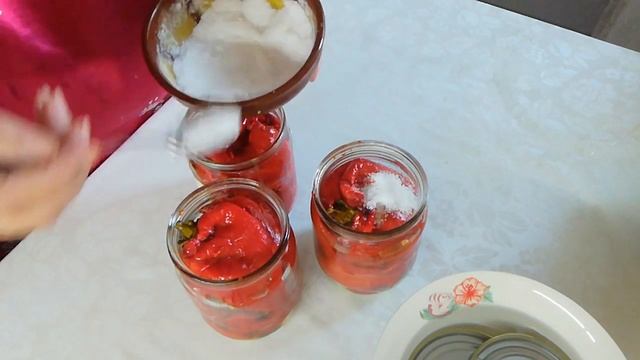 ЗАПЕЧЁННЫЕ ПЕРЦЫ НА ЗИМУ.