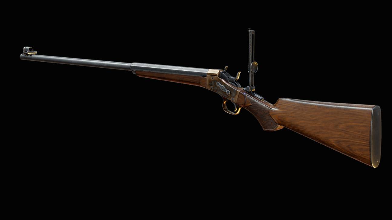 Remington Rifle Gun в 3D от Damn_Daniel