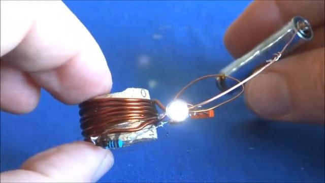 Блокинг генератор без феррита колец и трансформаторов.