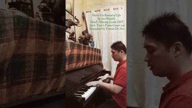 Merry Go Round of Life by Joe Hisaishi Howl's Moving Castle OST - Pinoy Piano Cover