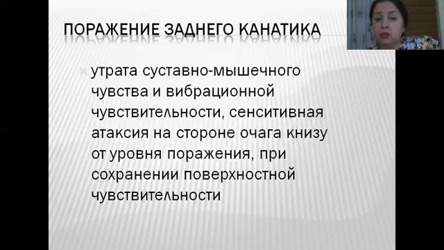 Спинной мозг  Синдромы поражения