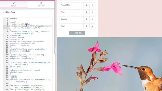 Elementor Justified Image Gallery Carousel: The Advanced Way (no plugins needed)