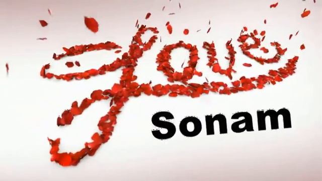 I Love You Sonam, Sonam Name Status, Sonam
