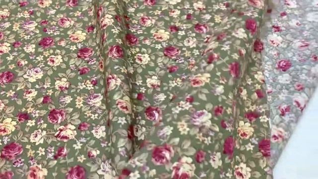 Импорт. хлопок "Бордово-розовые розы на болотном", ш.1.45м, хлопок-100%, 115гр/м.кв АРТ.2910
