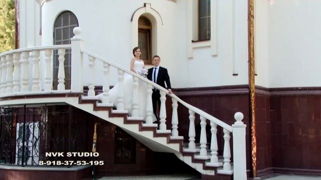 Свадебная прогулка жениха Евгения и невесты Виктории