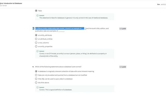 Developing Applications with SQL, Databases, and Django Week 3 Quiz Answer Coursera