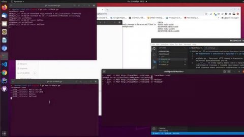 Websocker - Go backend and Html page