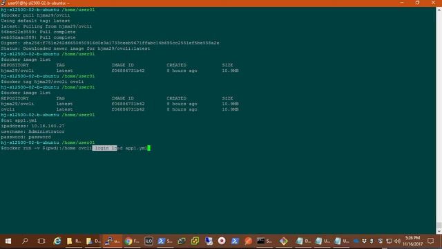 Synergy OneView cli tool OVCLI docker format