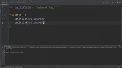 Tutorial Kotlin 02 - Deklarasi Variabel