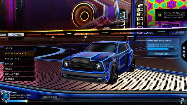 Comment avoir tous les items de rocket league et voir son MMR !