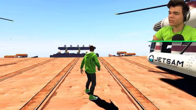 IMPOSSIBLE CARGOBOB CHALLENGE! (GTA 5 Funny Moments)