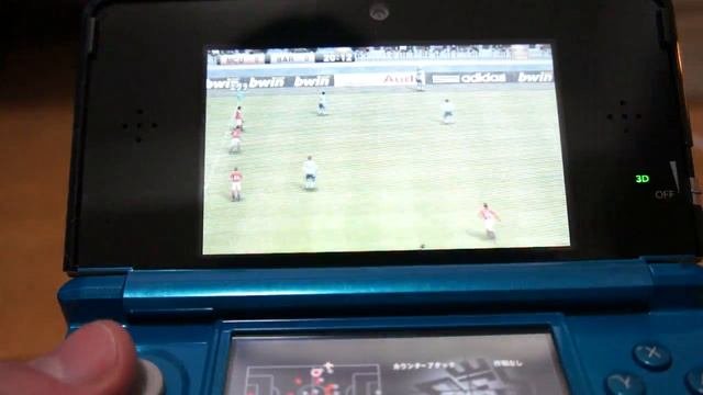 Winning Eleven 3D Soccer/pro Evolution Soccer 2011 On Nintendo 3DS, TV Camera (1/2)