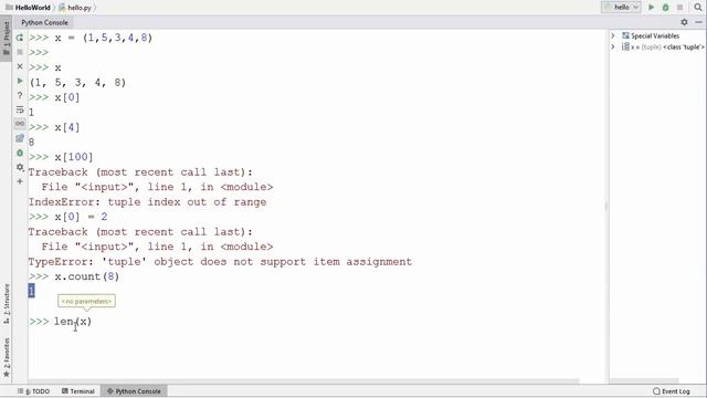 Python Tutorial for Beginners 14 - Python Tuples