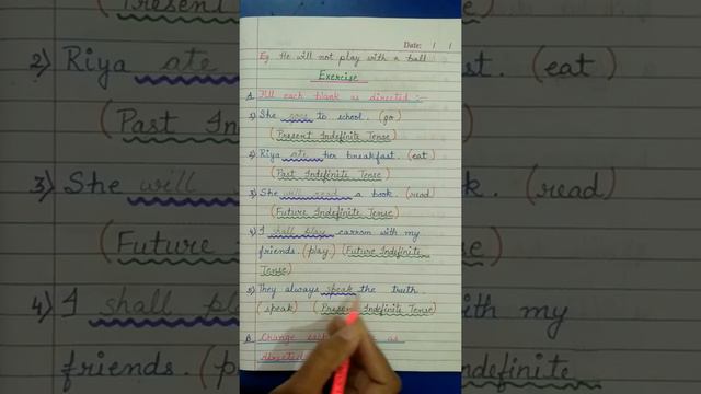 Tenses worksheet (Class IV, English Gr.) | KIDZ MILLENNIUM SCHOOL, ROORKEE