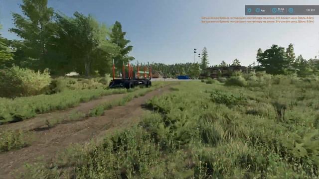 ПОГРУЗКА И ПРОДАЖА ЛЕСА В КОНТЕЙНЕРАХ  Farming Simulator 22  Silverrun Forest - Timelapse 2