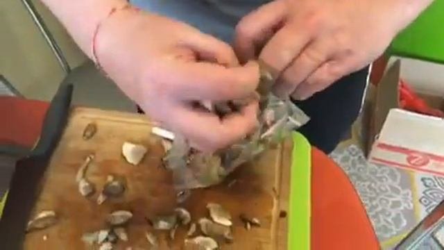 Вакуумируем грибы