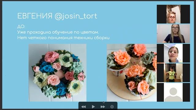 Вебинар по Кремовой флористике