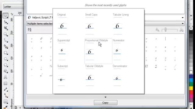 CorelDRAW Graphics Suite X6.4 Update - Inserting special characters, symbols and glyphs