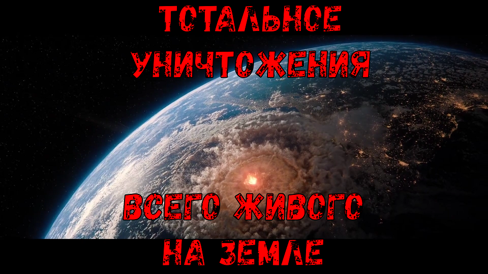 Тотальное уничтожения всего живого на земле