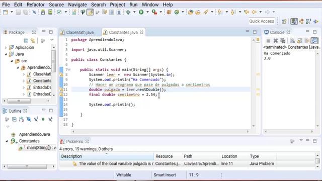 CURSO DE JAVA DESDE CERO 2017 8 Clase Math Parte 3 Y Constantes