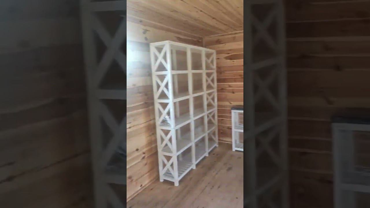 Летний домик из бруса 4м*4м, как вариант сруба под баню.