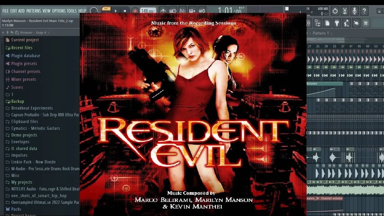 Музыка из твоего телефона Marilyn Manson - Resident Evil Main Title Theme FL Studio