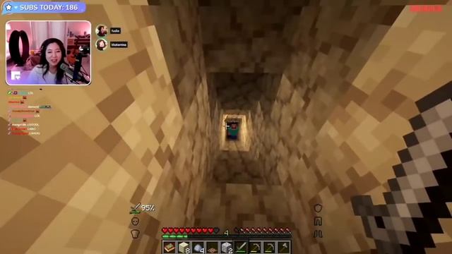 Leslie Found The Rarest Diamond in OTV Minecraft Server