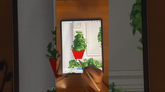 Procreate урок. Рисуем Рождественский камин ?