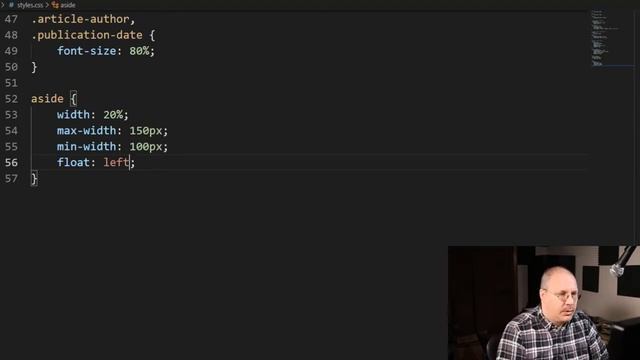 Intro to HTML5: The aside Tag - Part 13