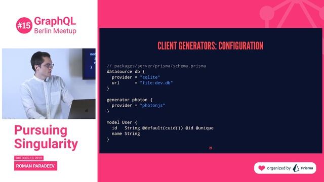GraphQL Berlin Meetup #15: Pursuing Singularity — Roman Paradeev