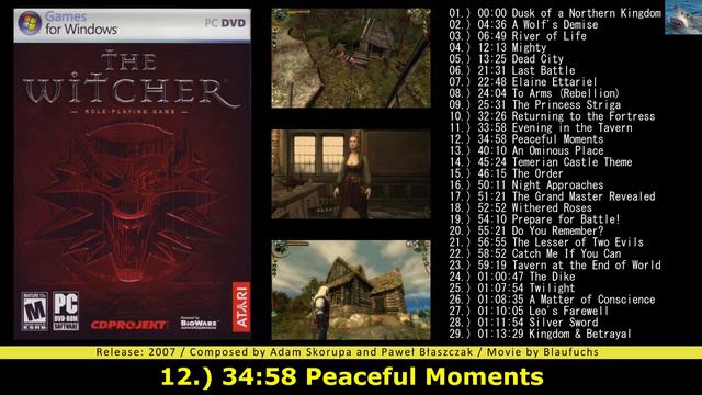THE WITCHER 1 OST [Full] Game Soundtrack
