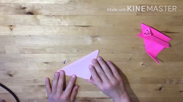 Кошечка оригами для начинающих