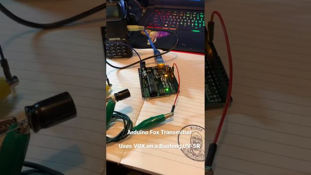 I created an Arduino controlled fox transmitter using a Baofeng UV-5R. Cheap & easy ARDF for anyone.