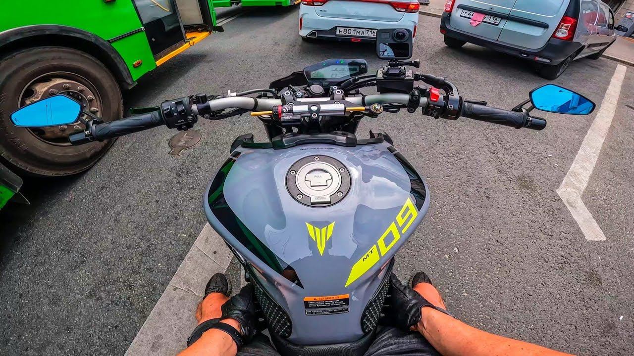 Yamaha MT09 Плюсы байка  Riding The Yamaha MT09