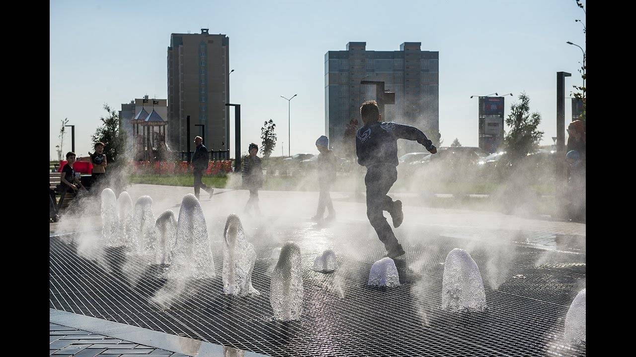 Сенсация в MEGA KAZAN - открытие нового светомузыкального фонтана