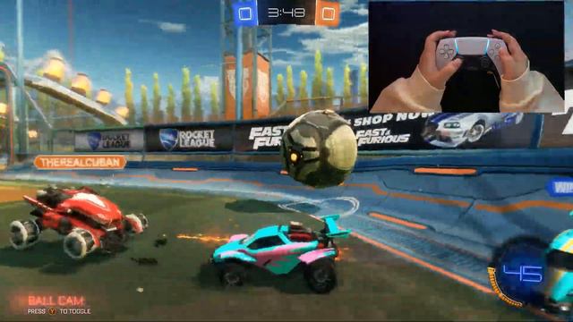 ASMR Gaming | ROCKET LEAGUE CONTROLLER | Handcam No Talking 🎮