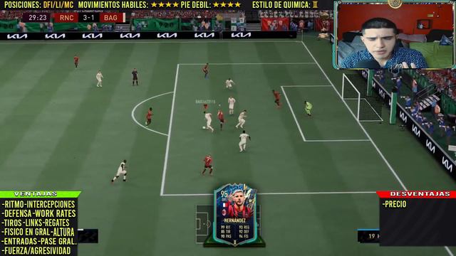 🔥⚡🇫🇷 "TURBO" THEO ¿EL MEJOR LATERAL IZQ. DE FIFA? 🇫🇷⚡🔥| THEO HERNÁNDEZ 95 TOTS | REVIEW #67