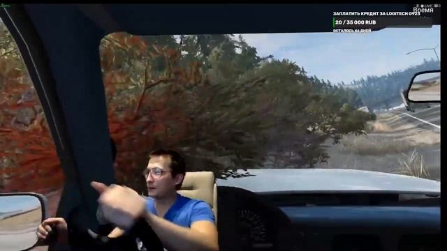 Играем в BeamNG.drive . Проходим испытания. Разбиваем машины на руле Logiech G923.