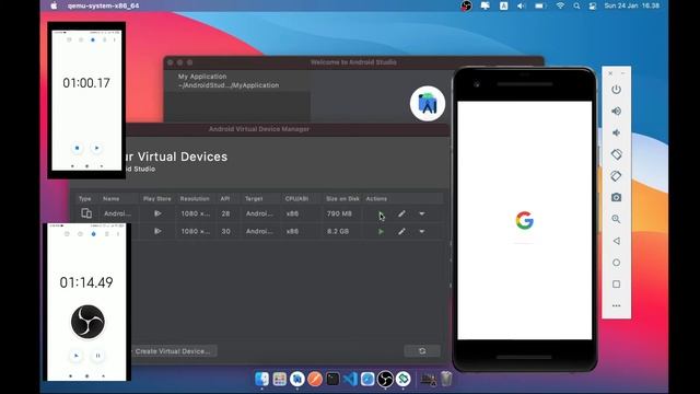 Test Speed Running Android Studio Emulator Macbook Pro 2015 13" i5 8GB in 2021 | Is Still a KING?!