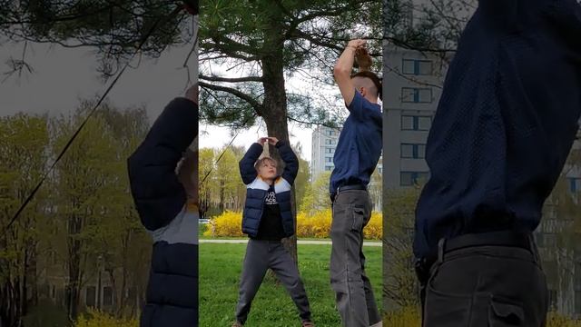 Цигун для детей. очистка шаром.
