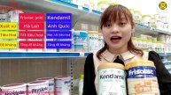 Vlog 210 So sánh sữa bột Frisolac Gold và sữa Kendamil