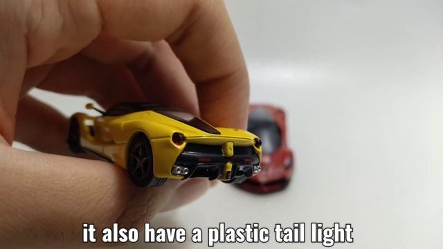 ferrari laferrari diecast manufacture comparison
