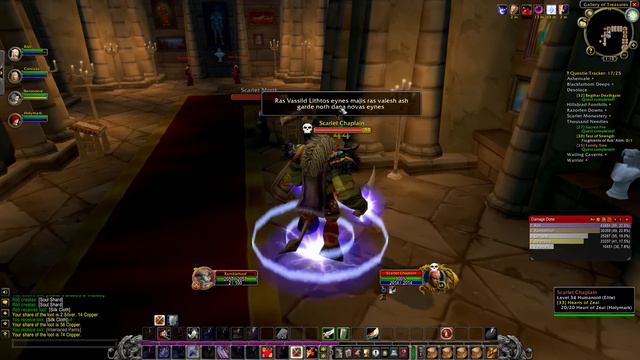 Let's Play World of Warcraft - The Burning Crusade Classic - Warrior - Scarlet Monastery Library