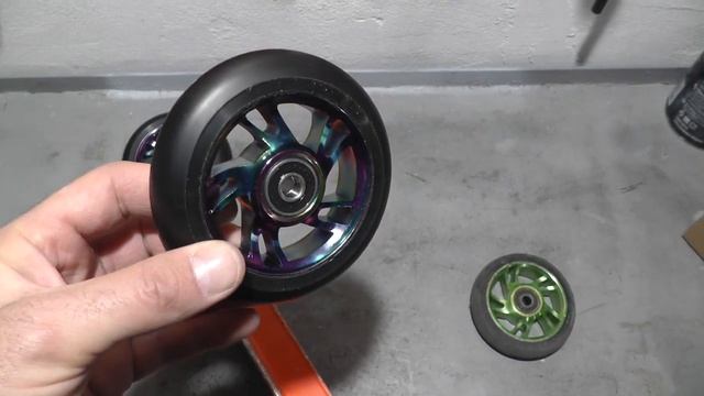 Новые супер трюковые колеса для трюкового самоката.Трюковой самокат! колеса с али для трюкового са