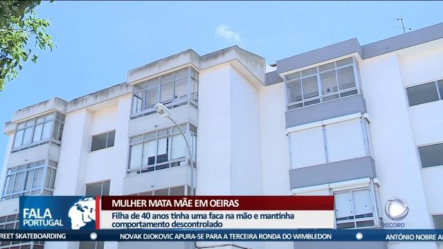Mulher mata mãe em Oeiras