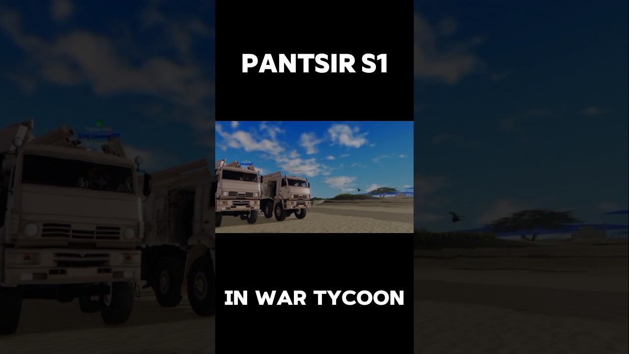 Pantsir S1 in War Tycoon #roblox #edit #music #russia #airdefense #wartycoonroblox #wartycoon