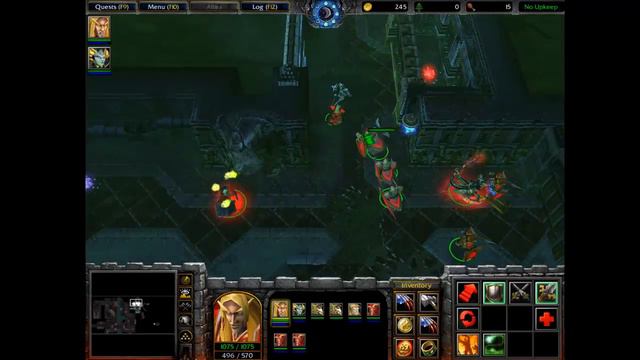 Warcraft 3 The Frozen Throne: Human Campaign #3 The Dungeons of Dalaran