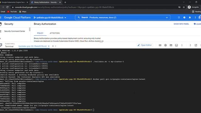 Google Kubernetes Engine Security  Binary Authorization || GSP479